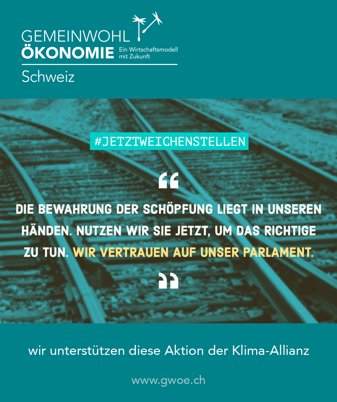 Klima-Allianz fordert ein zielführendes CO2-Gesetz